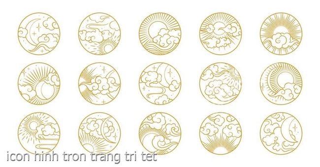 icon hinh tron trang tri tet